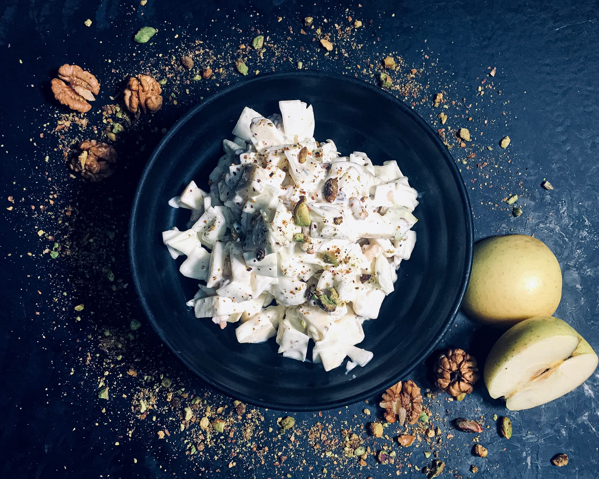 Apple Cabge_سلاد سیب و کرم