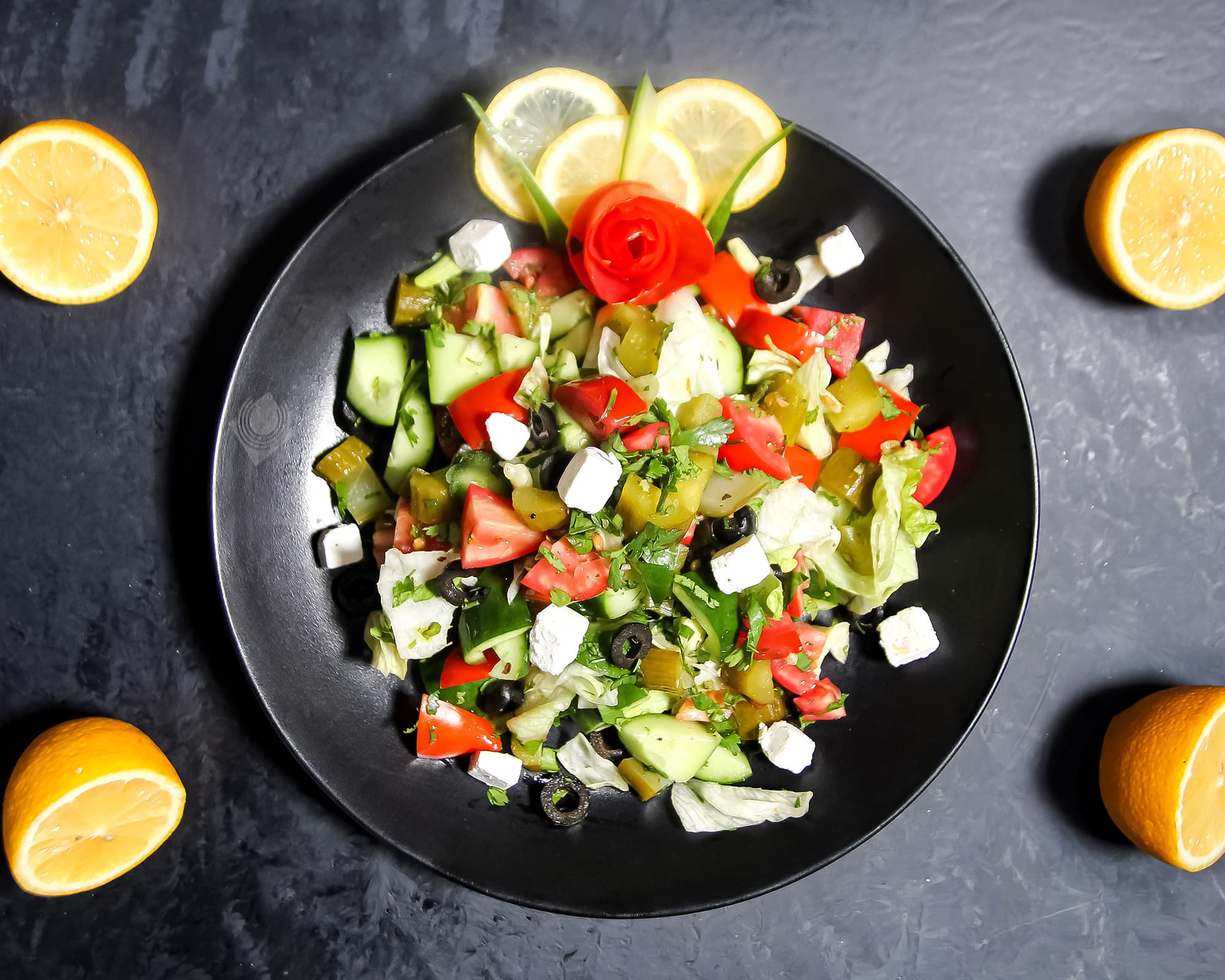 Greek salad-گریک سلاد