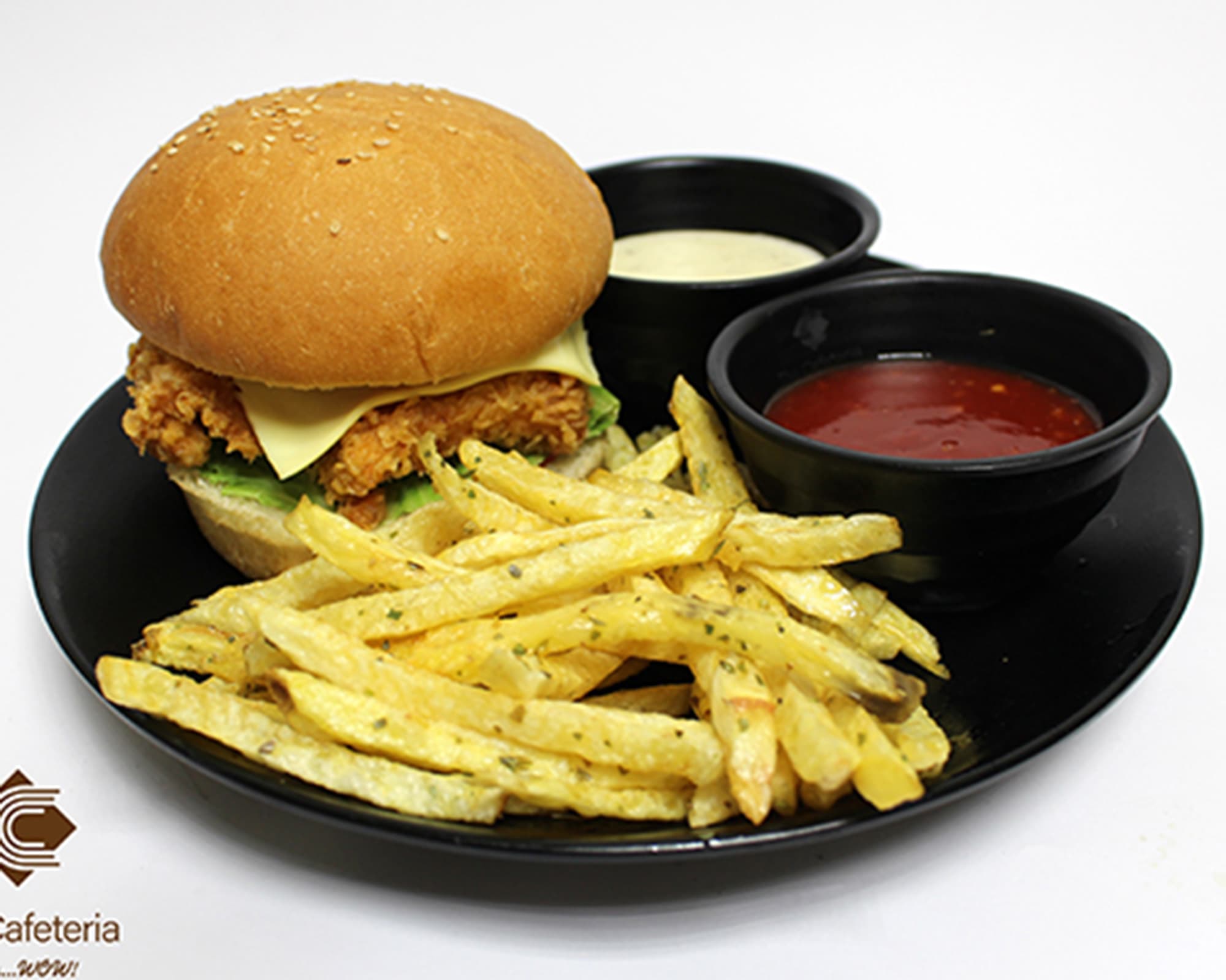 Fish Burger with cheese-برگر ماهی