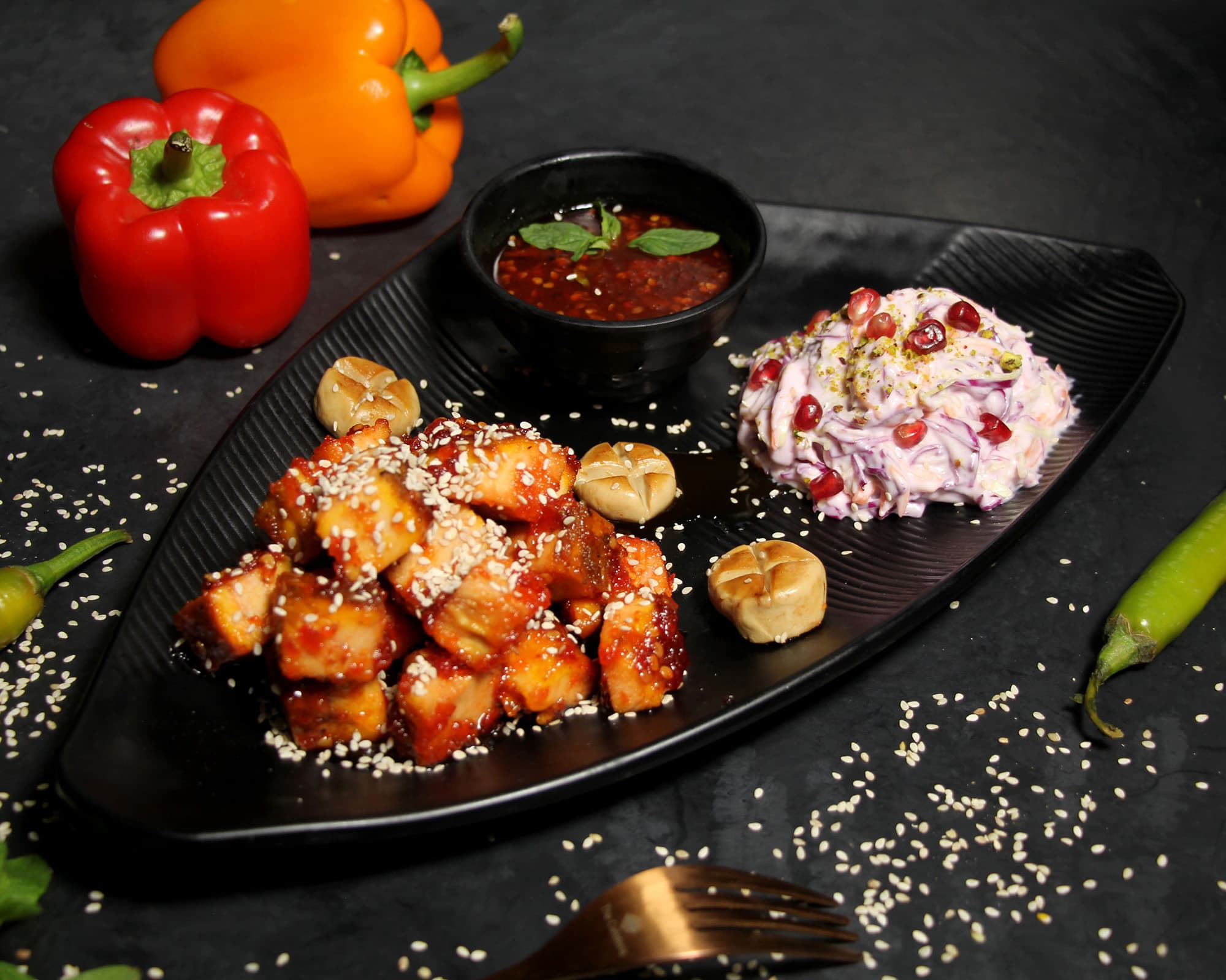 Sweet Chili Chicken-سویت چیلی چکن